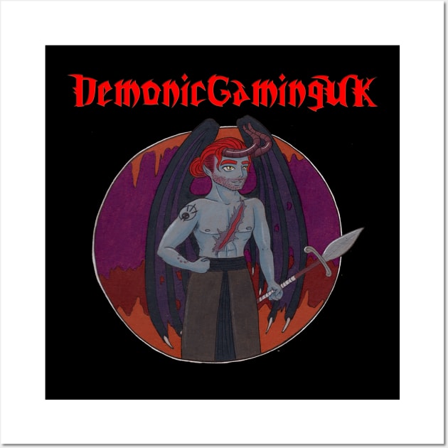 Demon Fighter Wall Art by DemonicGamingUK